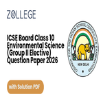 ICSE Board Class 10 Environmental Science Group II Elective Question Paper 2026 with Solutions